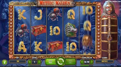 mythic maiden slot netent